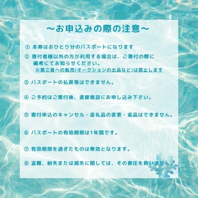 マリンスポーツ体験 in太良町B&G海洋センター 年間パスポート/1名様分 OB2