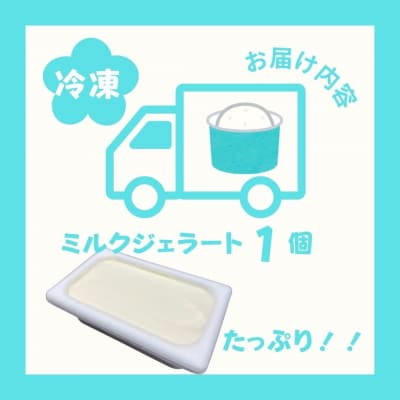 しぼりたて生乳で作った濃厚ミルクジェラート(2000ml) NB49