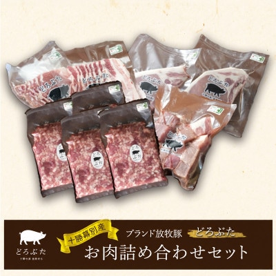 十勝幕別産ブランド放牧豚(どろぶた)お肉詰め合わせセット[53691365]