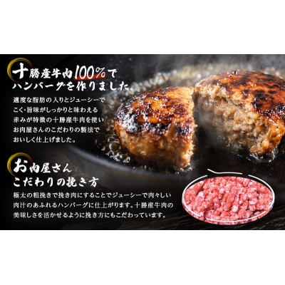北海道 十勝牛 手ごね ハンバーグ 200g×22個 セット 牛100% 国産牛[53691152]