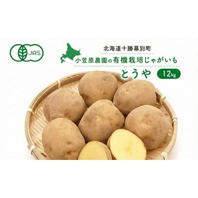 小笠原農園の有機じゃがいも「とうや」12kg《秋出荷先行予約》[53690933]