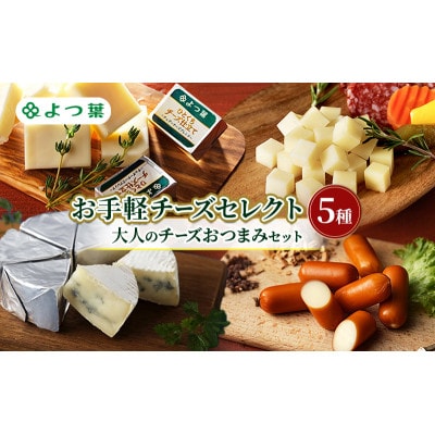 よつ葉 お手軽チーズセレクト5種 大人のチーズおつまみセット[53691835]