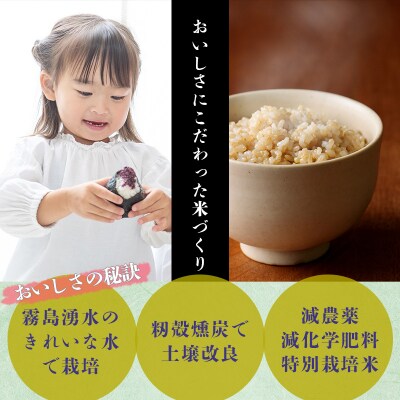 【7年産先行受付】霧島湧水が育む「きりしまのゆめ」特別栽培米コシヒカリ6kg TF664