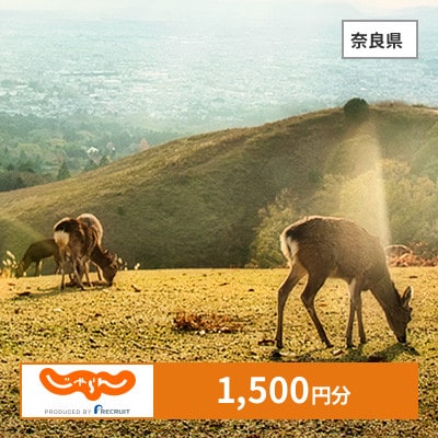 【じゃらんふるさと納税クーポン】 奈良県でつかえる1,500円 クーポン