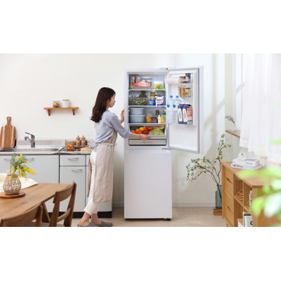 ファン式冷蔵庫 274L IRSN-27A-W ホワイト 冷蔵庫 冷凍庫[53750515]