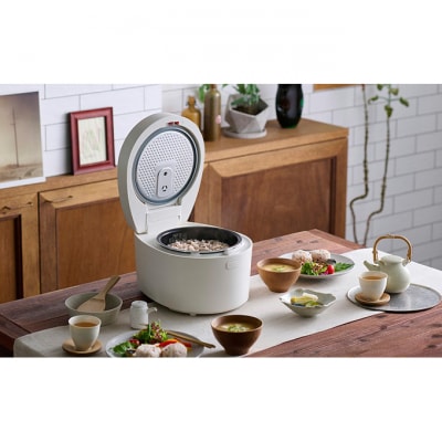 炊飯器5.5合 アイリスオーヤマ IHジャーRC-IL50-W ホワイト 炊飯器[53750523]