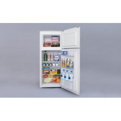 冷凍冷蔵庫 118L IRSD-12B-W ホワイト アイリスオーヤマ[53750574]