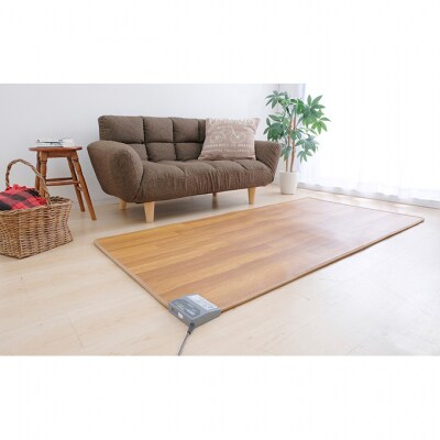 ホットカーペット 木目調 176×88cm HCM-1809FL-M 木目[53750496]