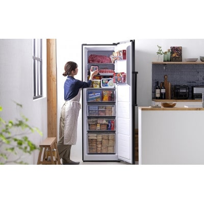 冷凍庫 スリム 家庭用 ファン式 セカンド冷凍庫274L IUSN-27A-B[53751257]