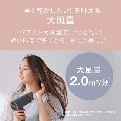 ドライヤー イオンドライヤー HDR-M101-V ラベンダー アイリスオーヤマ[53751618]