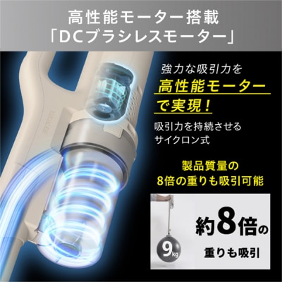 掃除機 充電式 サイクロン スティッククリーナー SCD-123P-H グレー[53752260]