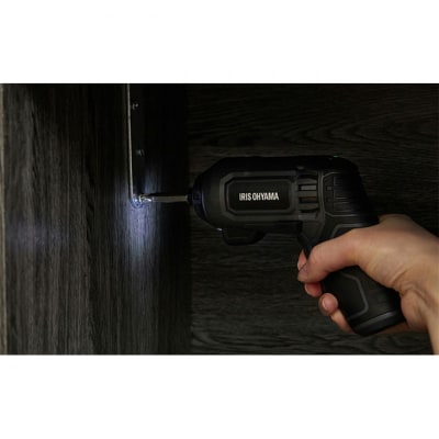 電動ドライバー 小型 充電式 コードレス USB充電 JM37A-H グレー[53752440]