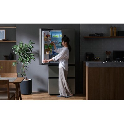 冷蔵庫 冷凍冷蔵庫 大型 401Lシルバー アイリスオーヤマ[53752501]