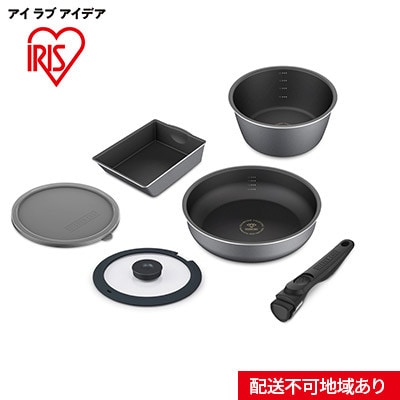 フライパン ダイヤモンドコートパンディープラス　IH6点セット DCI-S6S[53751462]