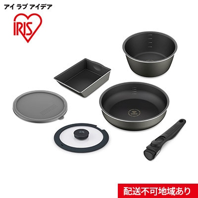 フライパン ダイヤモンドコートパンディープラス　ガス6点セット DCG-S6S[53751465]