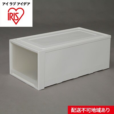 ロングチェスト3個セット MG-7430 ホワイト/クリア[53751566]