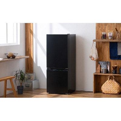 冷蔵庫 133L 冷凍冷蔵庫 IRSD-13A-B ブラック アイリスオーヤマ[53752121]