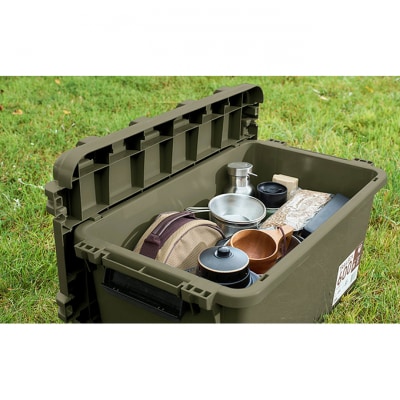 収納ボックス 44L 収納ケース TRAILBOX600 TRB-600 カーキ[53752201]