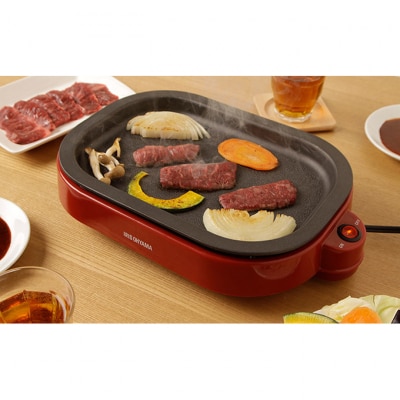 ホットプレート たこ焼き器 たこ焼き2WAYプレート ITY-20WA-R[53752233]