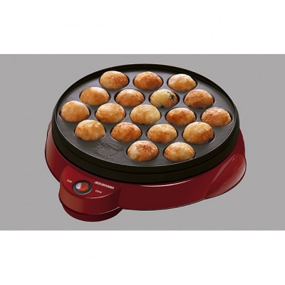 ホットプレート たこ焼きプレート ITY-18A-R レッド[53752236]