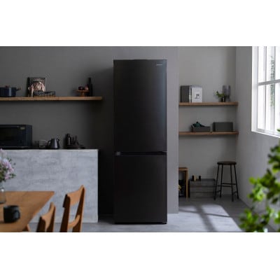 カメラ付き冷凍冷蔵庫 301Lブラック アイリスオーヤマ[53752258]