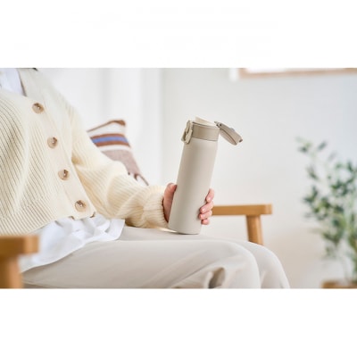 水筒 500ml マグボトル ステンレス アイボリー アイリスオーヤマ[53752379]