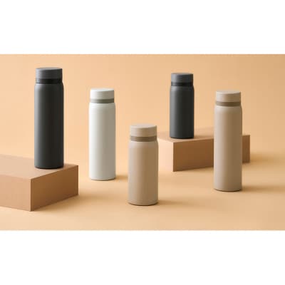 水筒 マグボトル 500ml 洗いやすい グレー アイリスオーヤマ[53752385]
