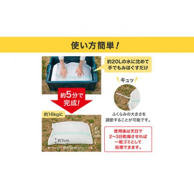 防災 緊急簡易土のう スタンダードタイプ 10枚入り[53752238]