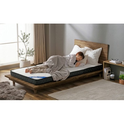 シングル三つ折りポケットコイルマットレス 11cmホワイト アイリスオーヤマ[53752694]