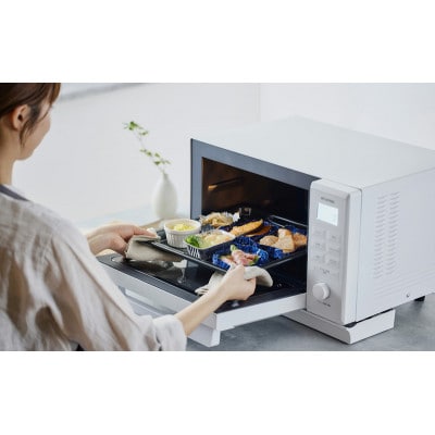 スチームオーブンレンジ 24L　ホワイト アイリスオーヤマ[53752644]
