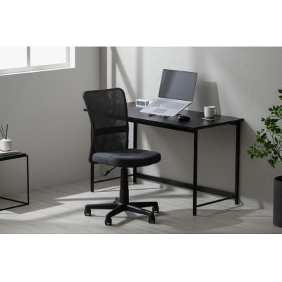 オフィスチェア  メッシュバックチェア  ブラック アイリスオーヤマ[53752659]