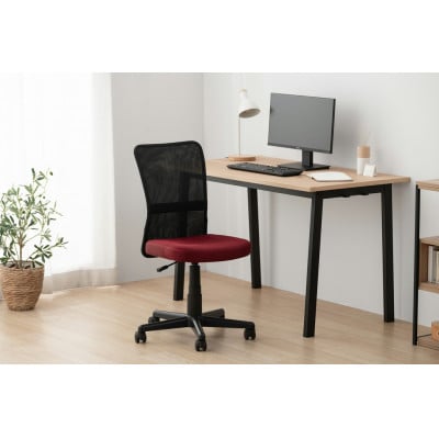 オフィスチェア  メッシュバックチェア  ボルドー アイリスオーヤマ[53752661]