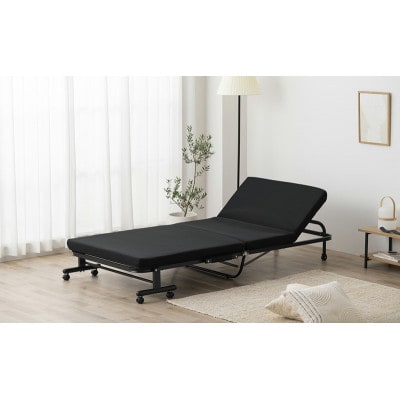 折りたたみベッド ブラック 高反発 OTB-KRR アイリスオーヤマ[53752671]