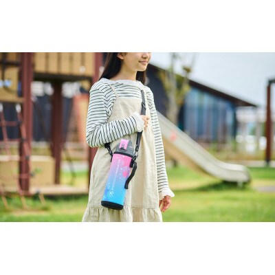 キッズ 1L 直飲み 真空断熱ダイレクトボトル ピンク アイリスオーヤマ[53752678]