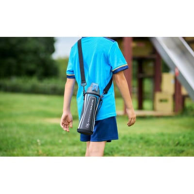 キッズ 1L 直飲み 真空断熱ダイレクトボトル ブラック アイリスオーヤマ[53752679]