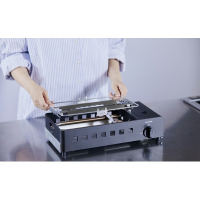 カセットコンロ炉端焼き  チャコール アイリスオーヤマ[53752690]