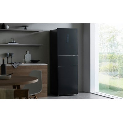 冷凍冷蔵庫 アイリスオーヤマ ブラック 3ドア235L [53752655]