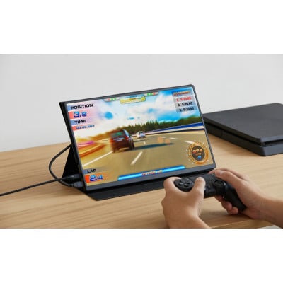 ポータブルモニター 15.6inch ブラック アイリスオーヤマ [53752817]