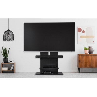 スタンドテレビ台 ブラックオーク  ハイタイプ アイリス65型65インチ75型[53752824]