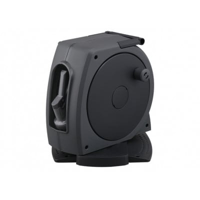 フルカバーホースリール　ダークグレー/ブラック 水まきホース 15mカバー付き[53752826]