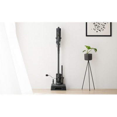 掃除機充電式サイクロンスティッククリーナー　ナチュラルブラック アイリスオーヤマ[53752827]