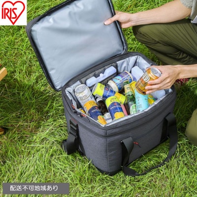 HUGEL エアロゲルソフトクーラーボックス  チャコールグレー25L アイリス[53752847]