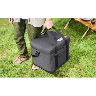 HUGEL エアロゲルソフトクーラーボックス  チャコールグレー25L アイリス[53752847]