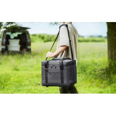 HUGEL エアロゲルソフトクーラーボックス チャコールグレー 40L アイリス[53752848]