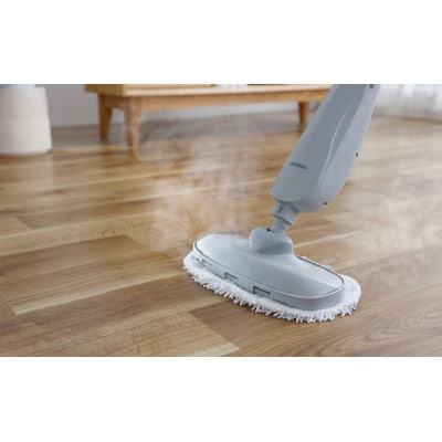 スチームモップ グレー　床掃除 コード式 アイリスオーヤマ[53752849]