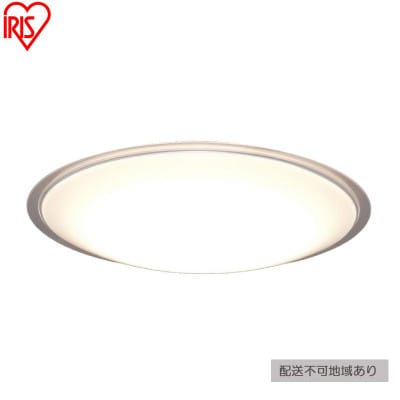 照明LEDシーリングライト6畳調光 クリアフレーム アイリスオーヤマ　リモコン付[53752861]