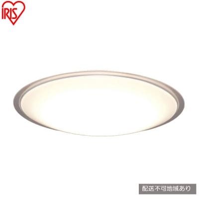 照明LEDシーリングライト6畳調色クリアフレーム　アイリスオーヤマ リモコン付[53752862]