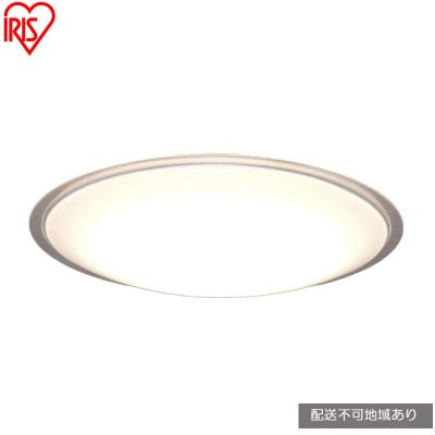 照明LEDシーリングライト14畳調光クリアフレーム アイリスオーヤマ リモコン付[53752864]