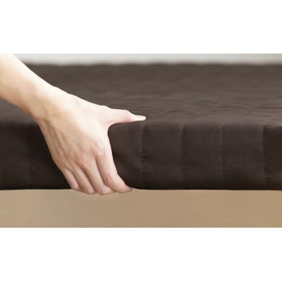 ベッド 折りたたみベッド　ブラウン シングル アイリスオーヤマ マットレス付き[53752872]