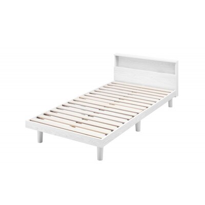 すのこベッド ホワイト アイリスオーヤマ シングル[53752882]